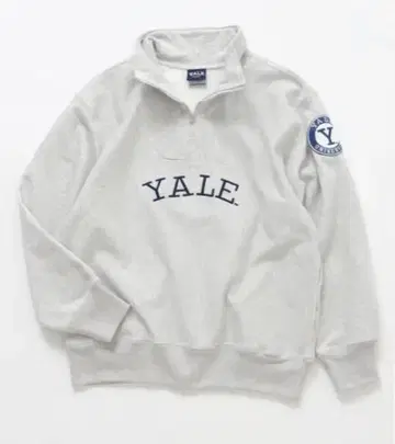 ( YALE x JOURNAL STANDARD ) 별주 하프 지퍼 맨투맨