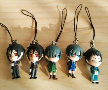 흑집사 세바스찬 시엘 류 스트랩 5개 세트