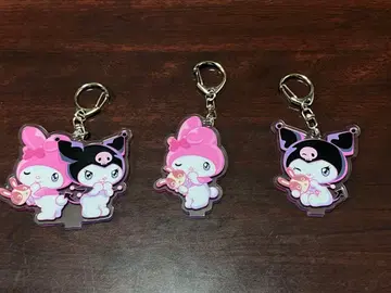 마이멜로디 x 우사미 아크릴 키링 3개 세트