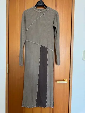 롱 니트 원피스