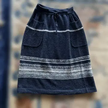 45rpm 화하 시리즈 울 100 롱 스커트