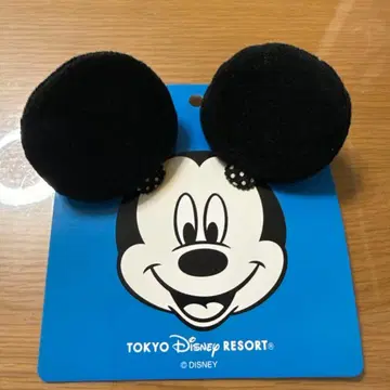 디즈니 미키마우스 패치 귀 헤어핀 머리핀