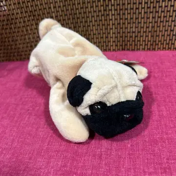 Ty 퍼그 봉제 인형 강아지 시리즈 5 Pugsly