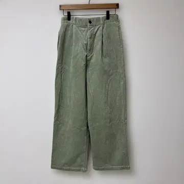 그린 코듀로이 워크 팬츠