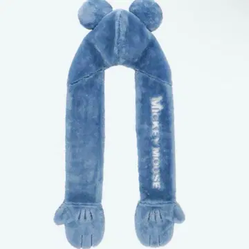 디즈니 미키마우스 머플러 캡 블루