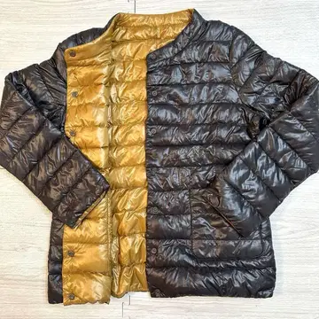 멜베이유 방트 리버서블 다운 자켓 노카라 LL