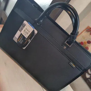 블랙 비즈니스 백 합성섬유 [아오야마 양복] [미사용 새상품]