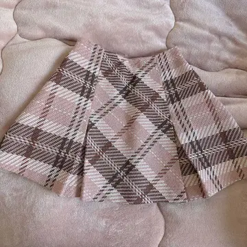 로빙 체크 미니 스커트 핑크 알리익스프레스 수입