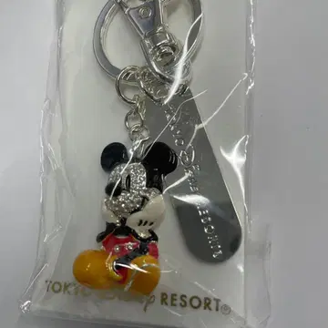 디즈니랜드 스와로브스키 미키마우스 키링