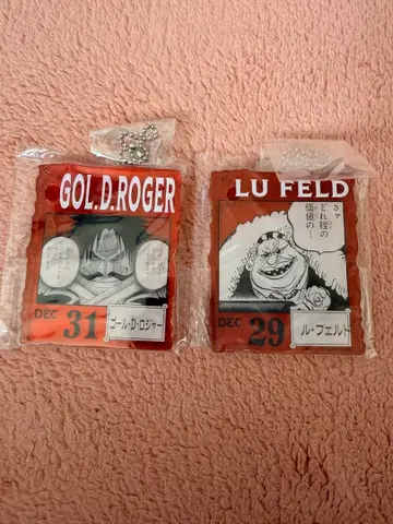 원피스 베이스 복권 아크릴 키링 로저 루페르도