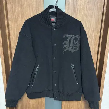 68&BROTHERS 블랙 바시티 자켓 L 사이즈