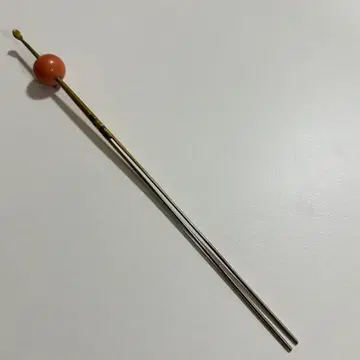 앤티크 작가 작품 금 세공 붉은 구슬 헤어콤 기모노 애호가 구락부 399
