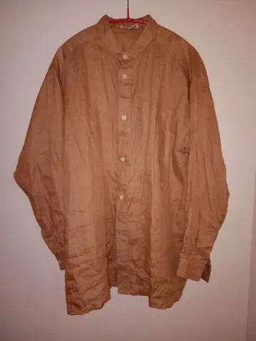 이세이 미야케 베이지 긴팔 셔츠