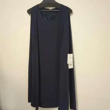 네이비 드레스 사이즈 38 폴리에스테르 100%