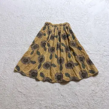 [새상품급] marble sud 꽃무늬 자수 코듀로이 스커트