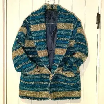 네이티브 무늬 오르테가 니트 가디건 스웨터