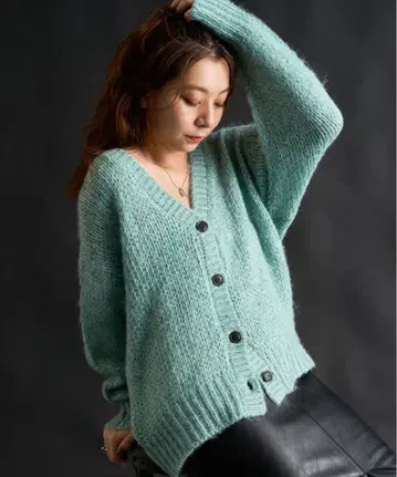 라메 로우 게이지 2WAY 가디건