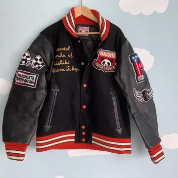 PANDIESTA 팬디에스타 자수 바시티 자켓 M 사이즈