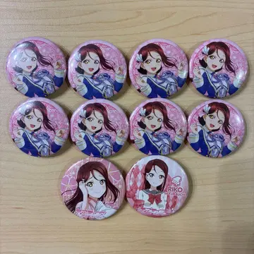 러브 라이브! 사쿠라우치 리코 Aqours 캔뱃지 묶음 판매