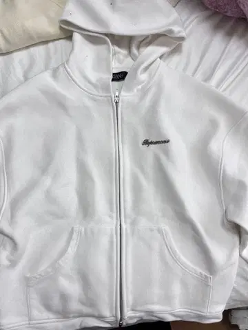 andwang 풀 지퍼 후드티 S