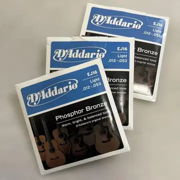 D'Addario EJ16 Phosphor Bronze 3팩