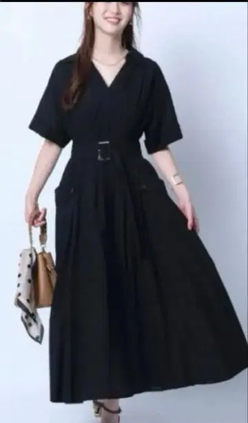 새상품 재즈 그리티 셔츠 원피스 벨트 포함 01