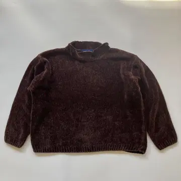 USED 80S PRINCETON CLUB 브라운 니트 스웨터