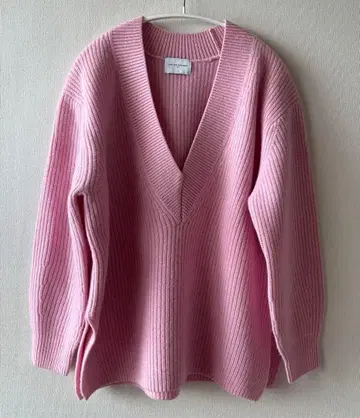 유나이티드 애로우즈 핑크 긴팔 니트 스웨터