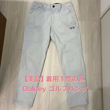 [ 착용 1회 ] Oakley 라이트 그레이 (얇은 체크) 골프 팬츠