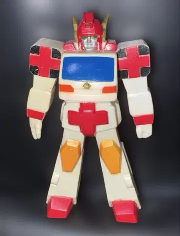 타카라제 당시 용자경찰 제이데커 로봇 피규어 십자가 디자인