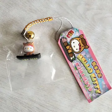 헬로키티 구마모토 한정판 말고기 스트랩