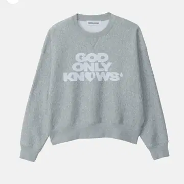 GODONLYKNOWS SIGNATURE CREW NECK SWEAT