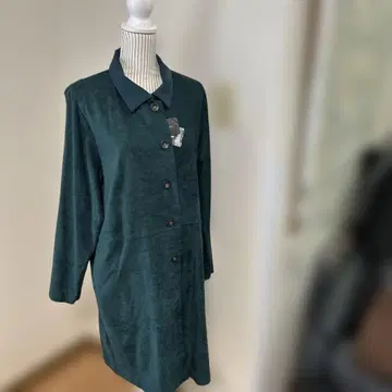 다크 그린 트렌치코트 사이즈 15