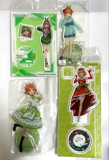 5등분의 신부 나카노 네잎 아크릴 스탠드 4개 세트