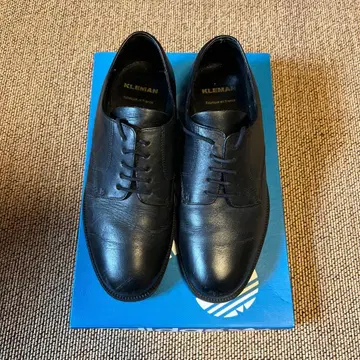 KLEMAN 블랙 드레스 슈즈 가죽 신발 사이즈 40