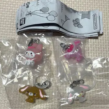 산리오 캐릭터즈 유루토 메지루시 액세서리 4점 세트