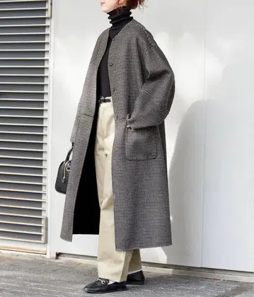 B.C STOCK S120 블렌드 리버서블 코트