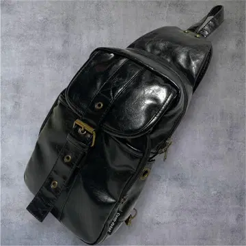 y2k grunge leather waist bag archive