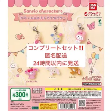 산리오 캐릭터즈 헐렁 메지루시 액세서리 컴플리트