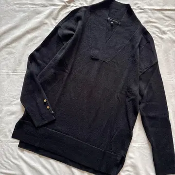 23구 니트 스웨터 블랙 38