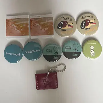 Saucy Dog 캔뱃지 굿즈 세트