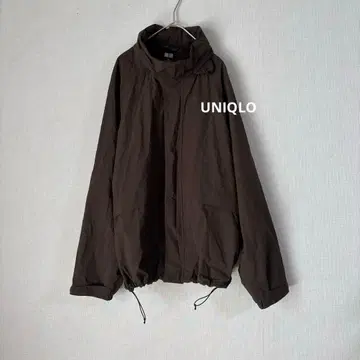 UNIQLO 유니클로 윈드프루프 스탠드 블루종 나일론 아우터