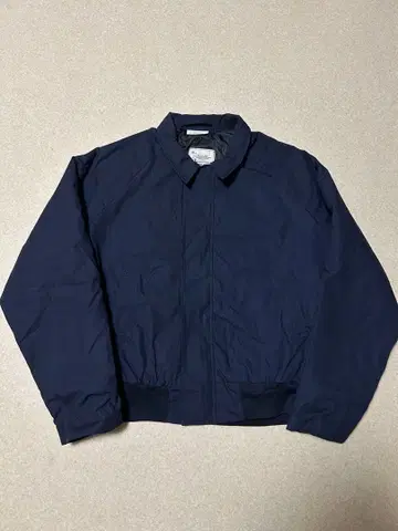 90s US UTILITY JACKET 네이비 카라 부착 지퍼 자켓