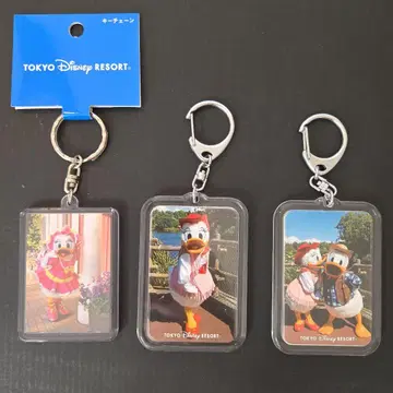 디즈니 Disney 데이지 도날드 실사 키링