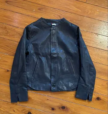 팔라스 팰리스 램 가죽 노카라 자켓 2