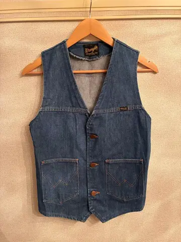 Wrangler 데님 베스트 80s