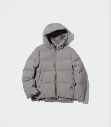 유니클로 심리스 다운 파카 S