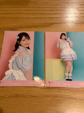 이코럽 사사키 마이카 다이너 의상 브로마이드 2장