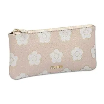 마리콴트 심플 데이지 프린트 플랫 펜 케이스