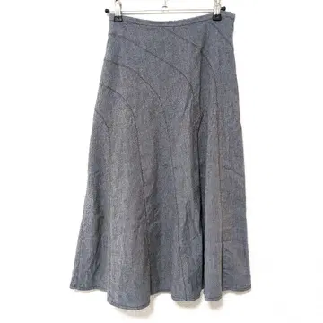 [ GIANNI Lo GIUDICE ] 데님 플레어 스커트 그레이 36